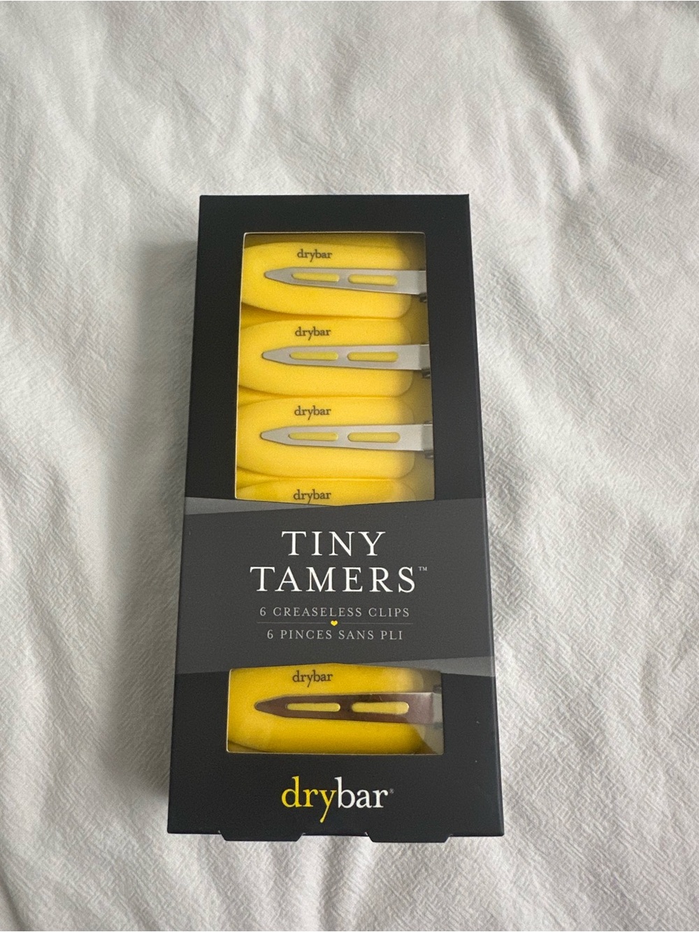 Drybar Black Box with Yellow Logo Packaging